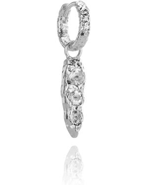 Aaria London Iris Molten Spike Earring Charm - Metallic