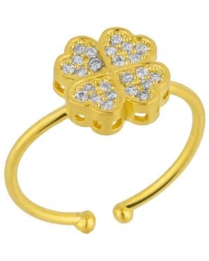 Mejoma Four Leaves Clover Ring - Metallic