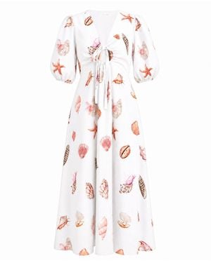 Palm Collective Corsica Shell Maxi Dress - Pink
