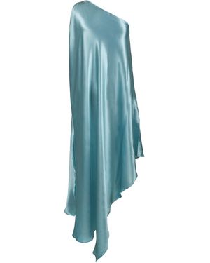 Sasha La Mer Beatrice Silk Dress, Colour Misty - Blue
