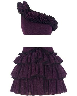 Nur Karaata Bellano Alexis Sparkle Set - Purple