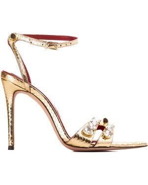 HARDOT Booty Sandals - Metallic