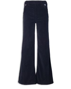 NOEND Dina High Waisted Wide Corduroy - Blue