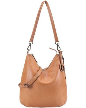 Lloyd Baker Lilaia Leather Hobo/ Shoulder Bag - Brown