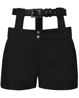 Vestiaire d'un Oiseau Libre Suspended Waistband Shorts - Black