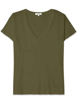 NOEND Supima Cotton V Neck Tee - Green