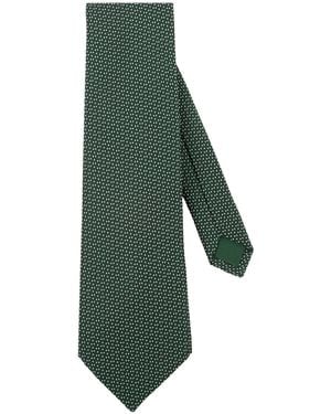 LE COLONEL Milano Silk Classic Tie - Green