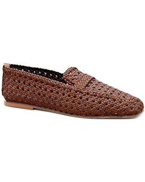 Valentina Rangoni Bastet Woven Flat Glazed - Brown