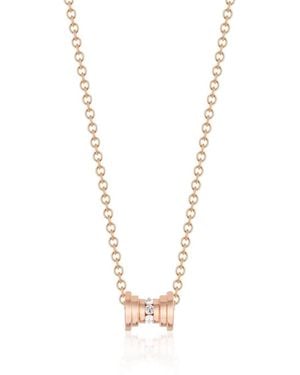 C. Grassi Mini Graduated Hourglass Necklace - Metallic
