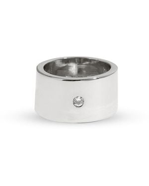 DRAE COLLECTION Solitaire Cigar Band - White