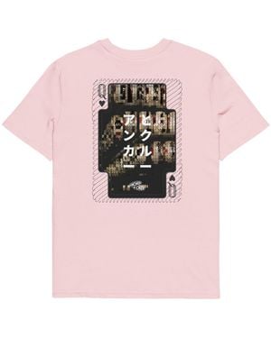 Anchor and Crew Cotton One Japan Gurafiku Organic Cotton T-Shirt - Pink