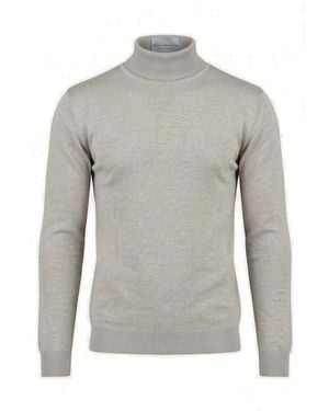 Ron Tomson Rollneck Knit Jumper - Grey