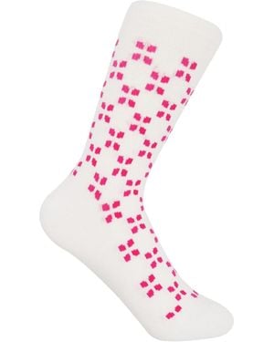 Peper Harow - Made in England Cambridge Socks – - Pink