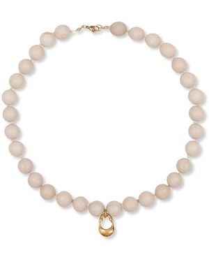 A Weathered Penny Neutrals Sanna Necklace - Metallic
