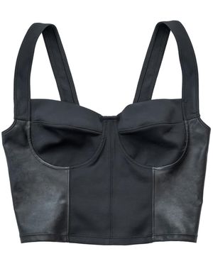 Circular Path Moto Tank - Black