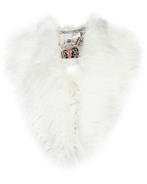 Jennafer Grace Penny Blanc Faux Fur Collar - Metallic
