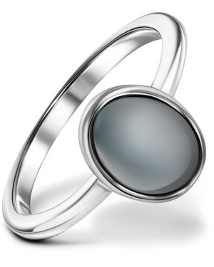 Rejected Hearts Club Hematite Healing Stack Ring - Metallic