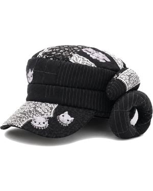 Castaneda Baker Boy Hat Faun - Black
