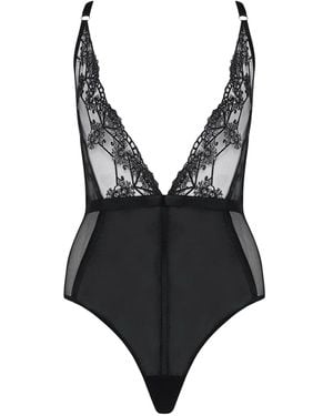 Voller the Corset Company Limited Clara Bodysuit - Black