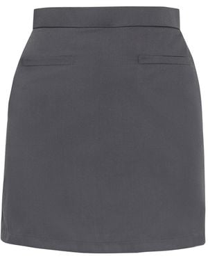 Ats the Label Wilma Double Pocket Dark Mini Skirt - Gray