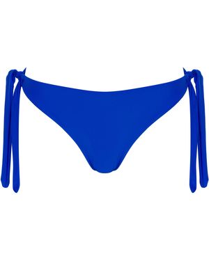 Core Swim Tie Side Bikini Bottoms Santorini - Blue