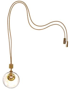 Fairchild Baldwin Horn Necklace – - Metallic
