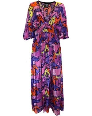 Any Old Iron Runaway Kaftan Dress - Purple