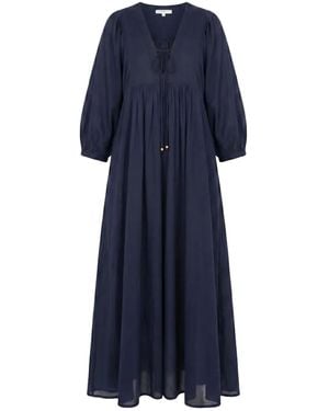 Adrift Clothing Cairo Boho Dress - Blue