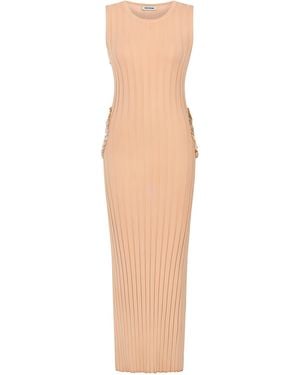 Nocturne Sequin Detailed Dress - White