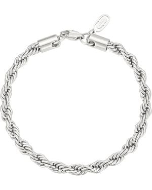 Kennett Watches & Accessories Kennett Twisted Chain Bracelet Five Mm - Metallic