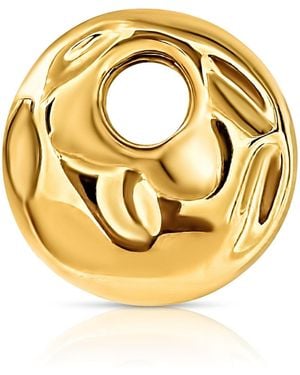 Ellie Vail Jewelry Joss Hammered Circle Brooch - Metallic