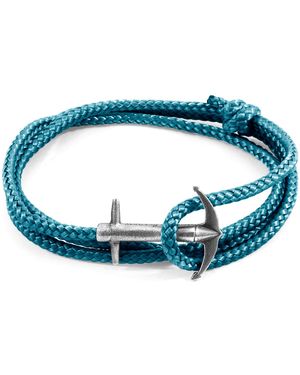 Anchor and Crew Ocean Admiral Anchor & Rope Bracelet - Blue