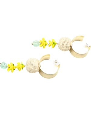 Sita Nevado Dragon Earrings - Metallic