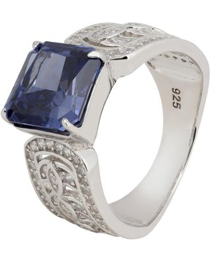 LÁTELITA London Rowena Cocktail Ring Tanzanite - Metallic