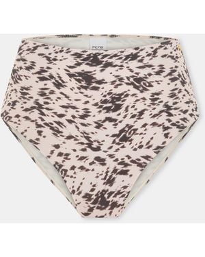 Pcfg The Solar Reflections High-Waisted Bikini Bottom - White