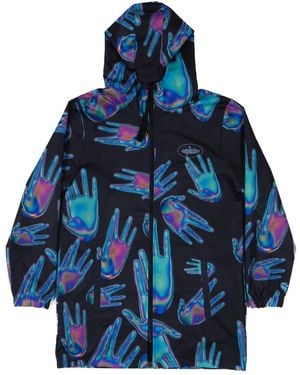 mysimplicated Water Repellent Long Jacket - Blue