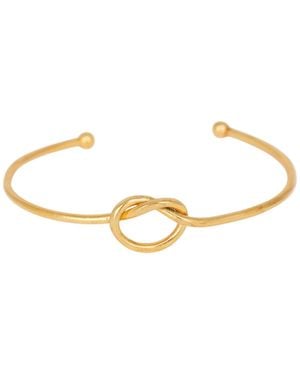 Kybele Studio Eternal Bond Knot Bangle - White
