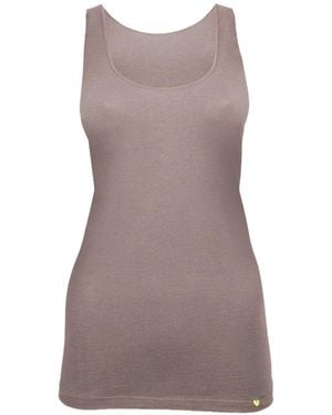 Zd - Zero Defects Juno Tank Top Soy Fibre - Brown