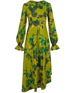 Klements Peggy Silk Dress - Green
