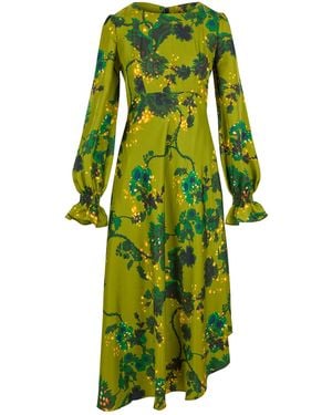 Klements Peggy Silk Dress - Green