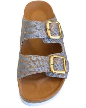Ocelot Market Cork Sandal - Brown
