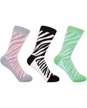 Peper Harow - Made in England Socks Bundle – Zebra - Green