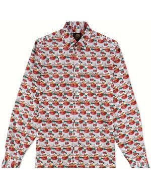 Gresham Blake Retro Picnic Shirt - Red