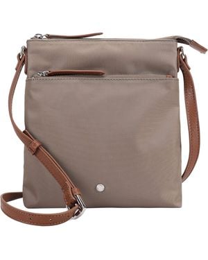 Paul Costelloe Hanley Nylon Crossbody Bag - Brown