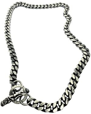 Tg-Jewellery by Tamara Gervasio Celtic Dog Three Curb Chain Necklace – Solid Sterling - Black