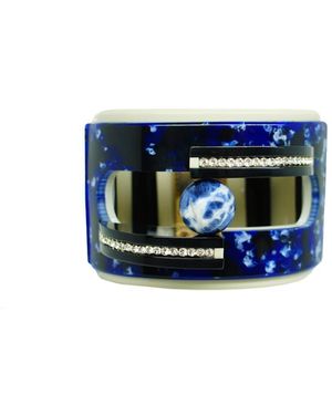 Gissa Bicalho Handmade Acrylic Bracelet Orion - Blue
