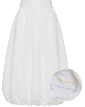 House of Kind The Spreading Sunshine Skirt- Balloon Skirt - White