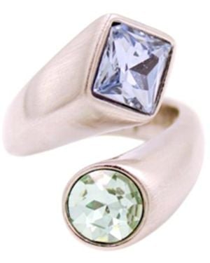1610Istanbul Bosphorus Swarovski Ring - White