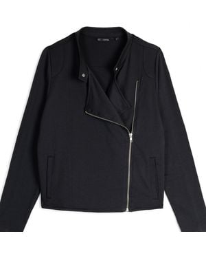 Weartwo London Enyo Biker Jacket, Charcoal - Black