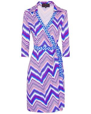 Beatrice von Tresckow Pulse Wrap Dress - Purple